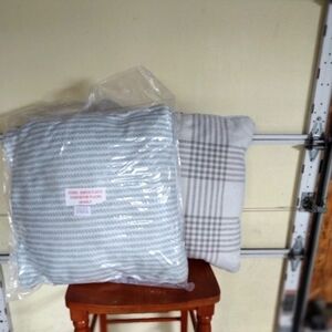 Hearth & Hand Gray and White Accent Pillows